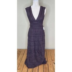 Missoni Sleeveless Maxi Dress Size 36 Women’s Purple